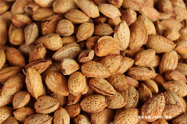 Customs clearance documents for imported American almond nuts